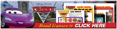 Download Printable Cars 2 Road Games!